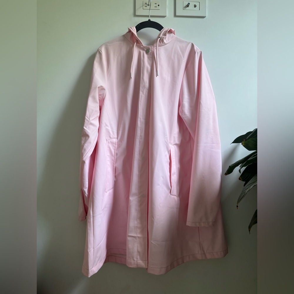 Women's Pink RAINS rain jacket